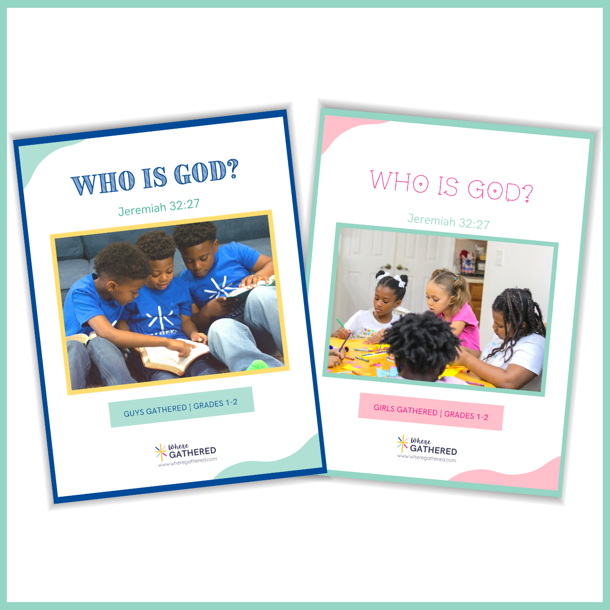 Cover of Kids Bible Lesson about who God is for small Life Groups