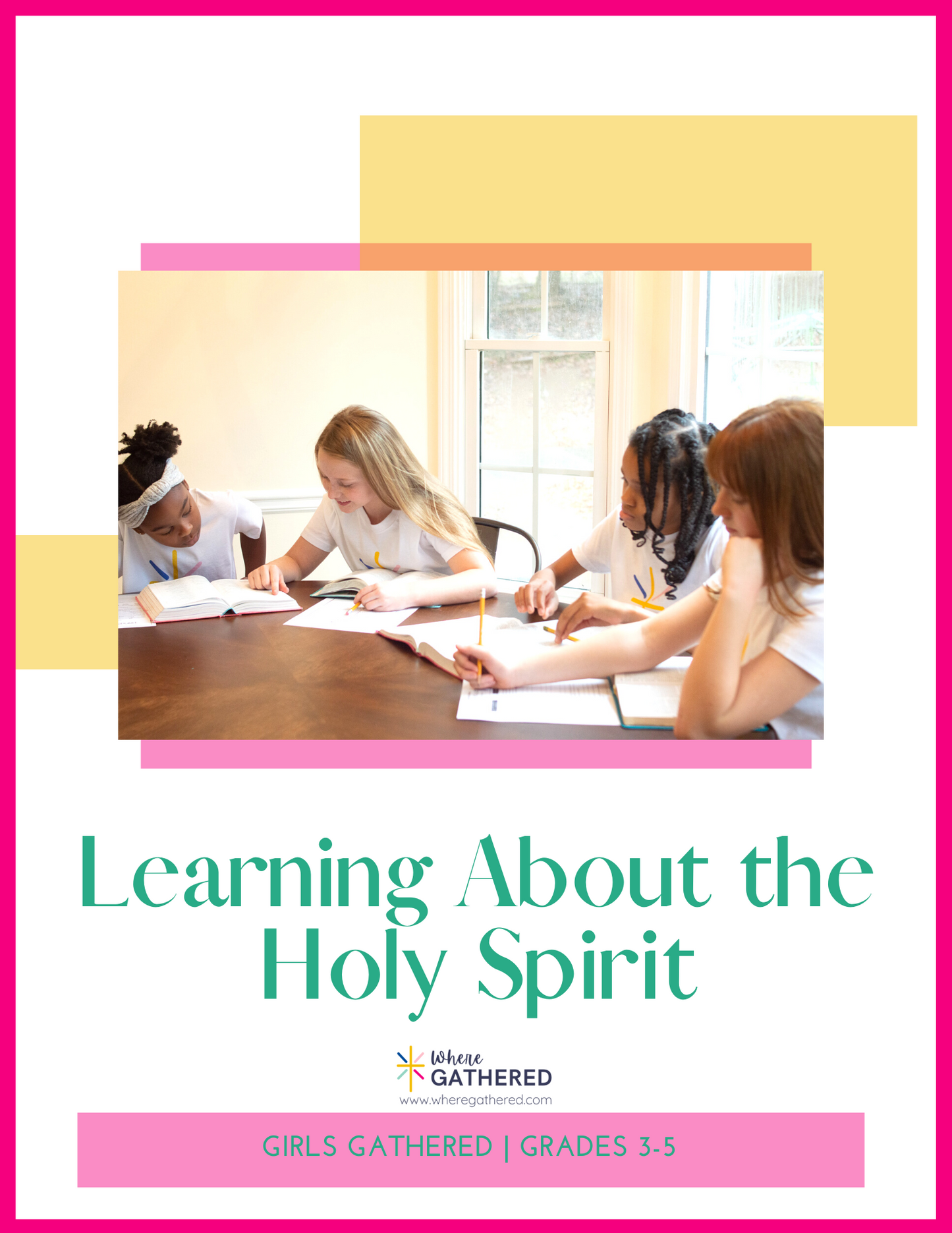 A cover of the Life Group Kit for kids Bible study lesson on Learning About the Holy Spirit for girls.