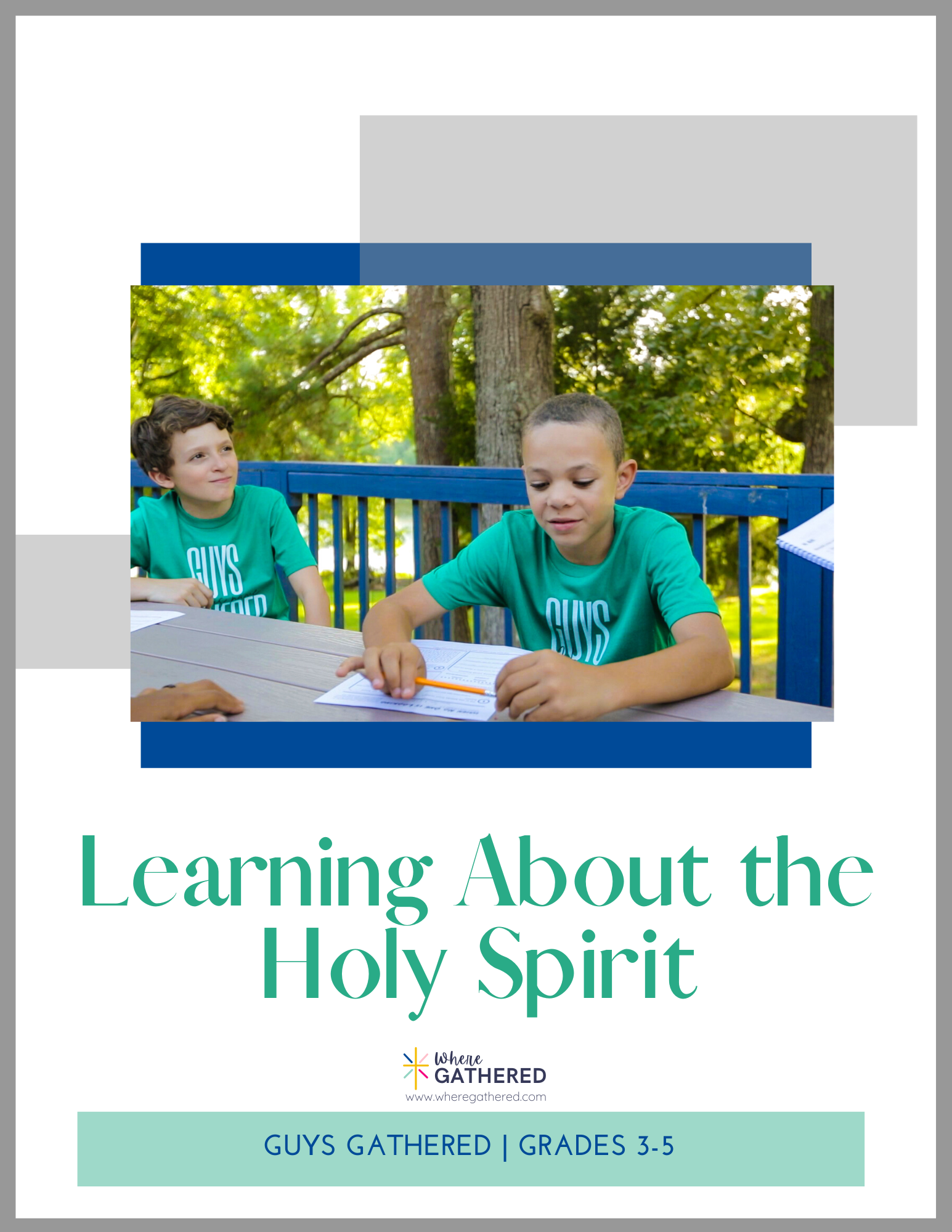 A cover of the Life Group Kit for kids Bible study lesson on Learning About the Holy Spirit for boys.