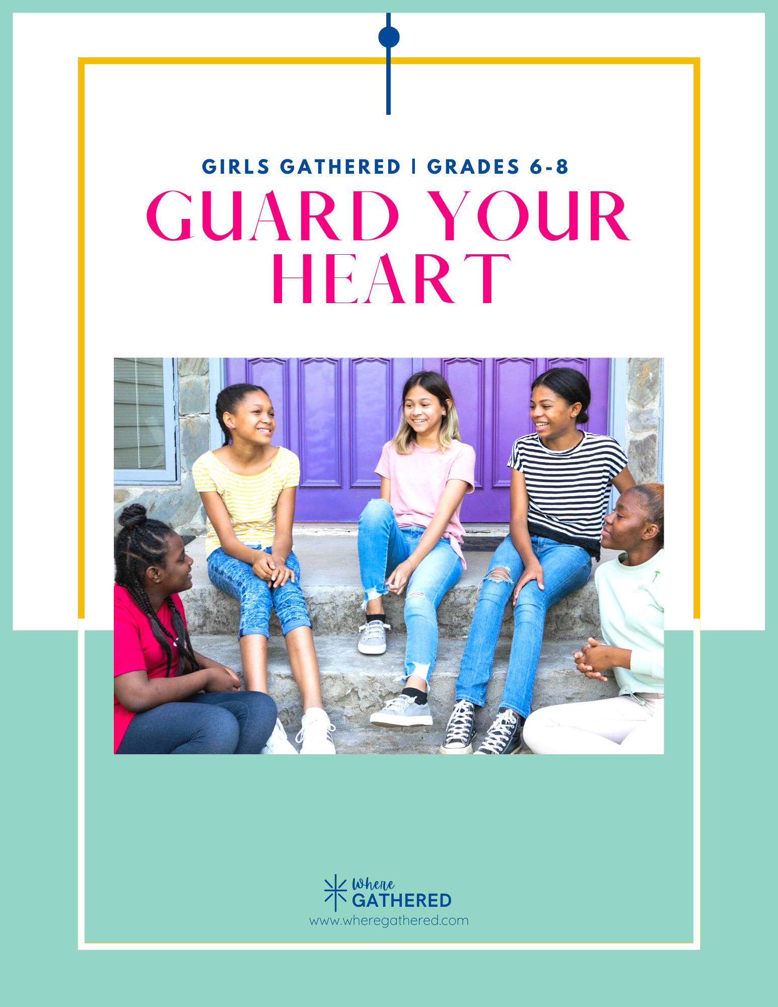 A cover of the Life Group Kit for kids Bible study lesson about how to guard your heart for middle school girls.