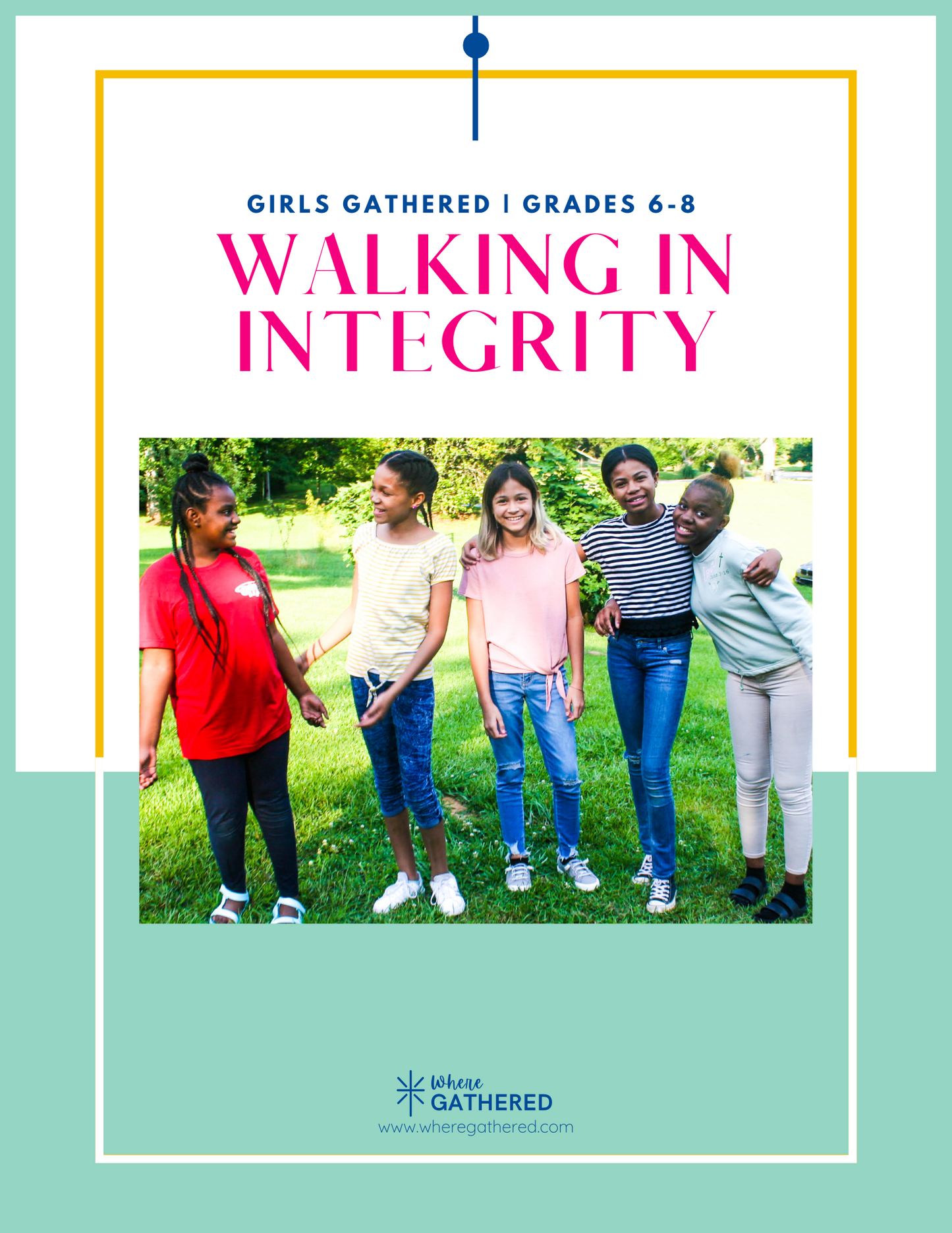 A cover of the Life Group Kit for kids Bible study lesson about Walking in Integrity for middle school girls.