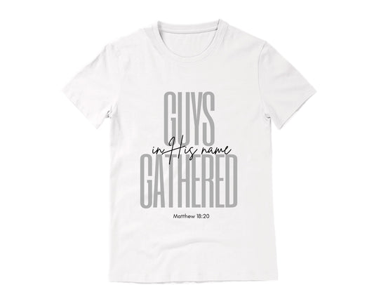 Christian boys small Life Group t-shirt in white. 